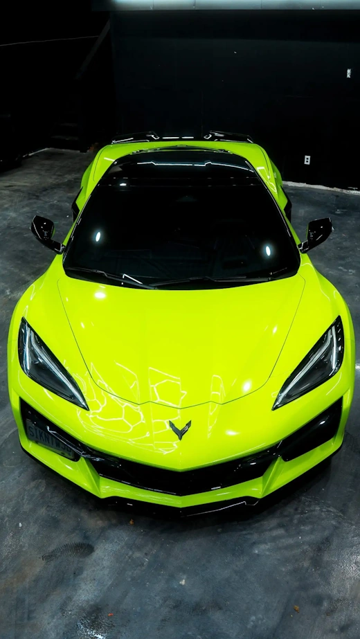 Coupe with dark window tint